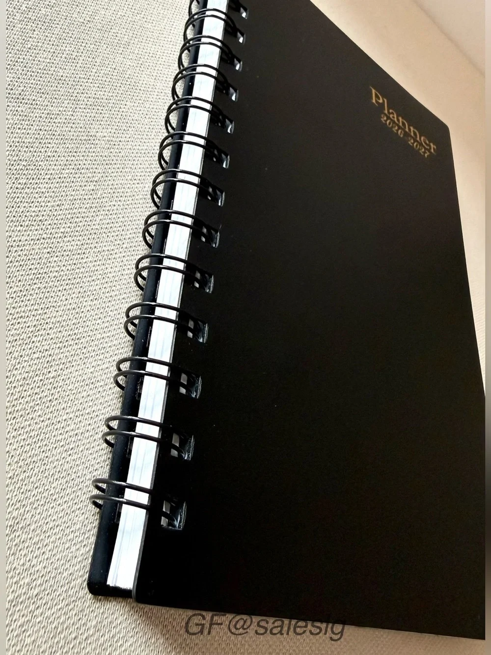 New Black Hard Cover 2026-2027 Planner Gift Set Fits Coach Notebook covers